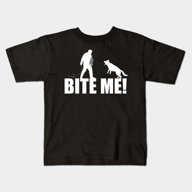 K-9 Protection Training Kids T-Shirt by Nartissima